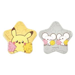 Pokémon Poképeace: Pikachu & Tandemaus - Star-Shaped Badge (Set of 2) [The Pokémon Company]