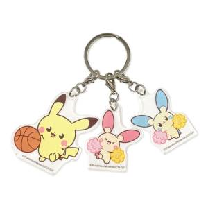Pokémon Poképeace: Pikachu & Posipi & Négapi - 3-Piece Acrylic Keychain [The Pokémon Company]