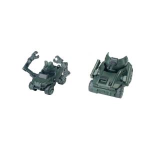 3 Min Project: WILDCAT & PORCUPINE Combat Vehicles 1/18 - Plastic Model (Green) [SHEIK MAINLAND]