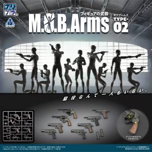 PuriPura Figure Weapon: M.O.B.Arms Type 02 - Guns 1/12 (Plastic Model) [DIG]