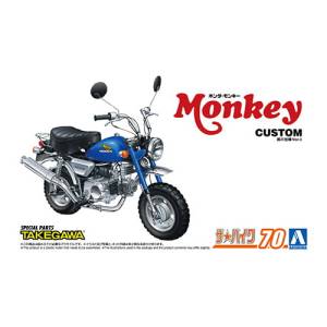 Honda Z50J Monkey '78 Custom 1/12 - Takegawa Specification Ver.1 The Bike No.70 Plastic Model [Aoshima]