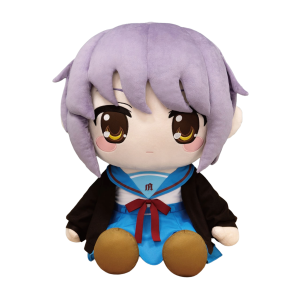 The Melancholy of Haruhi Suzumiya: Yuki Nagato - DoQute Petit Plush Toy (XL) (Limited Edition) [Taito]