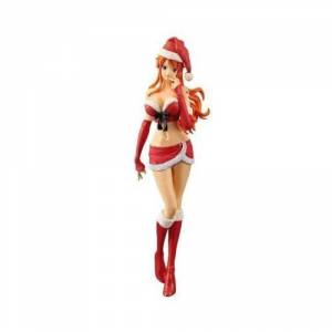 ONE PIECE - GLITTER & GLAMOURS NAMI CHRISTMAS STYLE [Banpresto] [Used]