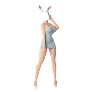 No.7 Platinum Silicone Female Body 1/6 - Blue Dress Bunny Ears Ver. (Pale Skin) (VCD-07D) [Very Cool]
