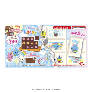 Shokugan: Pururun! Shizuku-chan - Chocoblock Sticker & Gum (8 Pack Box) [Heart]