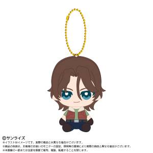 Mobile Suit Gundam 00: Lockon Stratos Chibi Sitting Plush Mascot [Bandai Namco Nui]