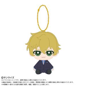 Mobile Suit Gundam 00: Graham Aker Chibi Sitting Plush Mascot [Bandai Namco Nui]