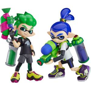 Figma 462 DX: Splatoon 2 Splatoon Boy - Judge-kun & Kojudge-kun [Max Factory - Used]