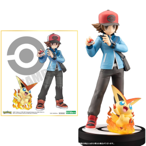 ARTFX J: Pokémon Black & White - Lucho & Victini 1/8 (Limited + Bonus) [Kotobukiya]