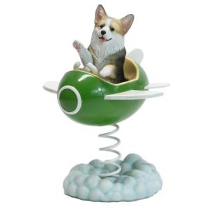 Flying Corgi Wobbling Figure - Tricolor Ver. [JXK Studio]