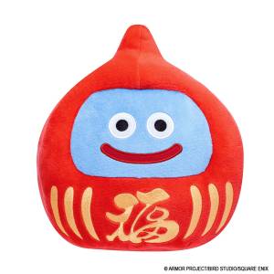 Dragon Quest Smile Slime: Red Daruma Slime Plush Toy (L) [Square Enix]