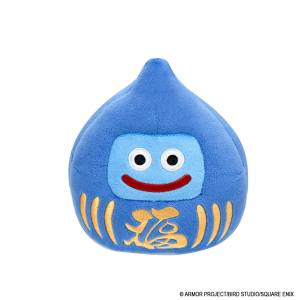 Dragon Quest Smile Slime: Blue Daruma Slime Plush Toy (M) [Square Enix]