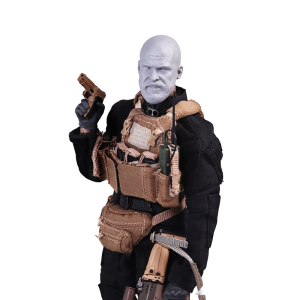 Action Figure Accessory: Tactical Vest & Waist Bag 1/12 - GM-J-002-A [GOOMOO]