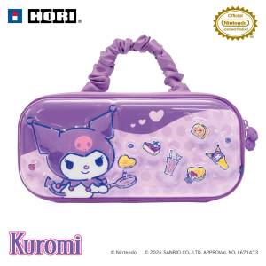 Nintendo Switch 2: Kuromi Puffy Hybrid Pouch [Hori x Sanrio]