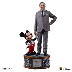 Disney: Walt Disney & Mickey Mouse 1/4 - Deluxe Legacy Replica [Iron Studios / Hot Toys]
