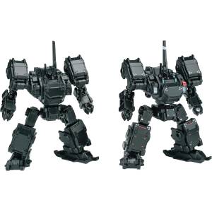3 Minute Planning: MUFS-S5 Fortress - Metallic Black 1/60 (Set of 3) (Plastic Model) [SHEIK MAINLAND]