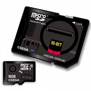 Megadrive 30th Anniversary Micro SDHC card (16GB) + SD adapter set [Goods / Electronics]