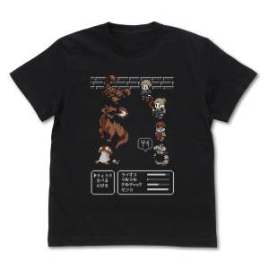 Delicious in Dungeon: Pixel Art - Black T-Shirt (XL) [COSPA]