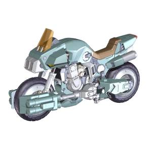 Genesis Climber MOSPEADA: VR-052F Mospeada 1/12 - Stick Bernard Custom Plastic Model [Hasegawa]