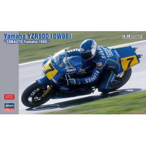 Yamaha YZR500 (0W98) Sonauto Yamaha 1988 1/12 - Plastic Model [Hasegawa]