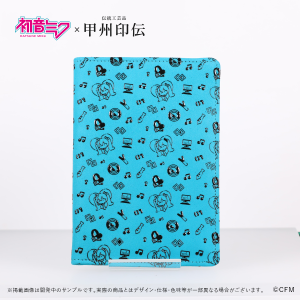 Hatsune Miku: Multi-Purpose Case (Future) - Deerskin Leather Koshu Inden [Kato Shokai]