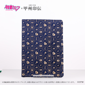 Hatsune Miku: Multi-Purpose Case (Tradition) - Deerskin Leather Koshu Inden [Kato Shokai]