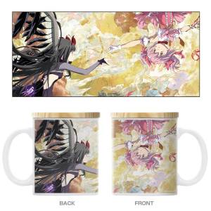 Puella Magi Madoka Magica Walpurgisnacht: Madoka & Homura - Ceramic Mug with Lid [COSPA]