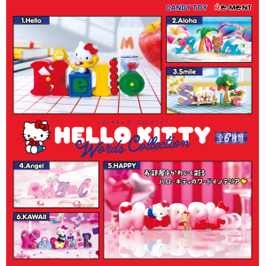 Sanrio Characters: Hello Kitty Words Collection (6 Pack Box) (Reissue) [Re-Ment]
