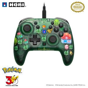 Nintendo Switch 2: Pokémon Pixel Art - Wired Horipad TURBO (Pixel - Green - Ver.) [Hori]