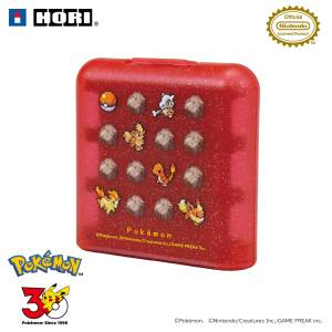 Nintendo Switch 2: Pokémon Pixel Art - Card Case For 24 Cards (Pixel - Red - Ver.) [Hori]