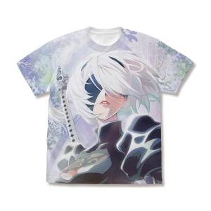 NieR Automata: 2B - Full Graphic T-Shirt (Black-L) [COSPA]