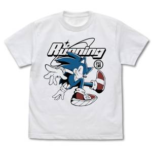 Sonic the Hedgehog: Sonic Speedster - T-Shirt (White-L) [COSPA]