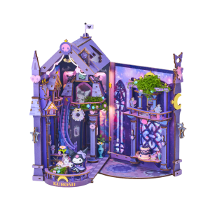 Sanrio Characters: Kuromi's Twilight Castle - Book Nook Doll House [Rolife]