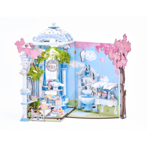 Sanrio Characters: Cinnamoroll's Tea Party - Book Nook Doll House [Rolife]