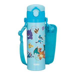 Pokémon: Portable Vacuum Insulated Bottle (500ml) Light Blue JOI-501PK [Thermos]