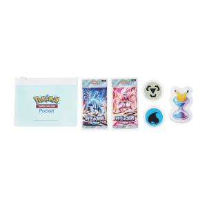 Pokémon TCG POCKET: Space-Time Smackdown Dialga & Palkia Sticker Set & Pouch (Limited Edition) [The Pokémon Company]