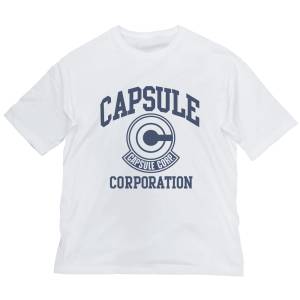 Dragon Ball: Capsule Corporation T-Shirt (White-L) [COSPA]