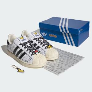 Pokémon x Adidas: SUPERSTAR II - Unisex Shoes/Sneakers White (Limited Edition) [The Pokémon Company x Adidas]