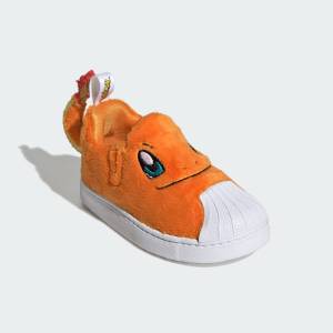 Pokémon x Adidas: SST QUICKON Originals Kids - Shoes/Sneakers - Charmander (Limited Edition) [The Pokémon Company x Adidas]