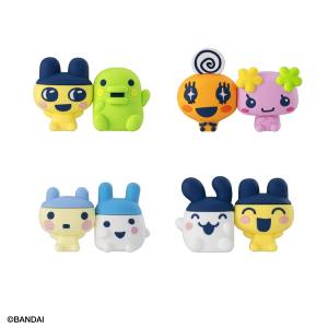 Tamagotchi: PITAKYUT 3D Rubber Mascot Collection (4 Packs Box) (Reissue) [Megahouse]