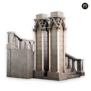 Diorama: Gothic Cathedral Staircase 1/12 [MMM Toys]