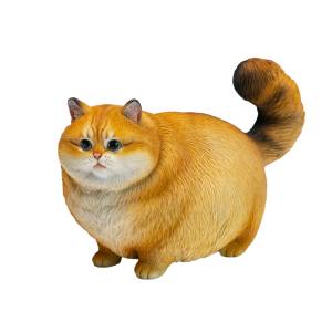 Animal Statue Series: Chubby Cat (Orange Tabby) [JXK Studio]