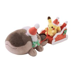Pokémon Ready for Christmas!: Pikachu & Clodsire Present Delivery - Plush Toy (Limited Edition) [The Pokemon Company]