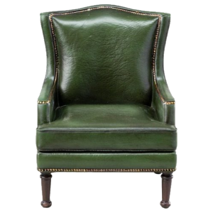 Classic Armchair: Dark Gren Club Armchair 1/12 [MMM Toys]