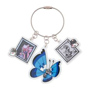 Pokémon A Graceful Day in Lumiose: Pérégrain & Prismillon 3-Piece Keychain (Limited Edition) [The Pokémon Company]