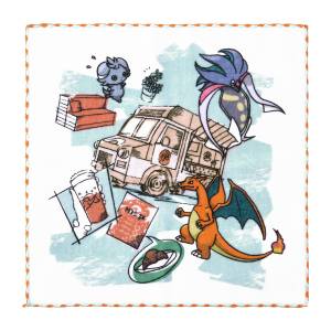 Pokémon A Graceful Day in Lumiose: Hand Towel - Nouveau Cafe Ver. (Limited Edition) [The Pokémon Company]
