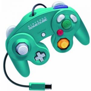 Game Cube Controller - Emerald Blue [NGC - used / loose]