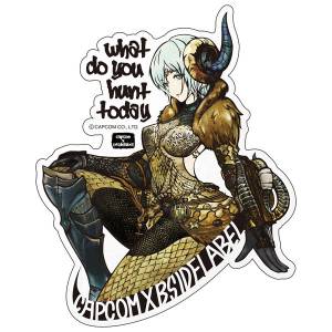CAPCOM x B-SIDE LABEL Sticker - Monster Hunter: World - Kulve Taroth Alpha Armor (Female) [Goods]