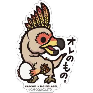 Capcom X B Side Label Sticker Monster Hunter World It S Mine Goods Nin Nin Game Com