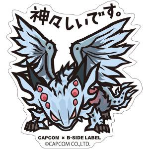 CAPCOM x B-SIDE LABEL Sticker - Monster Hunter: World - World It's Gold [Goods]